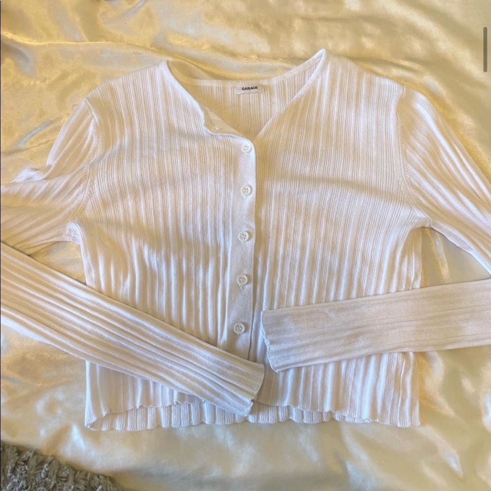 cute little white long sleeve shirt